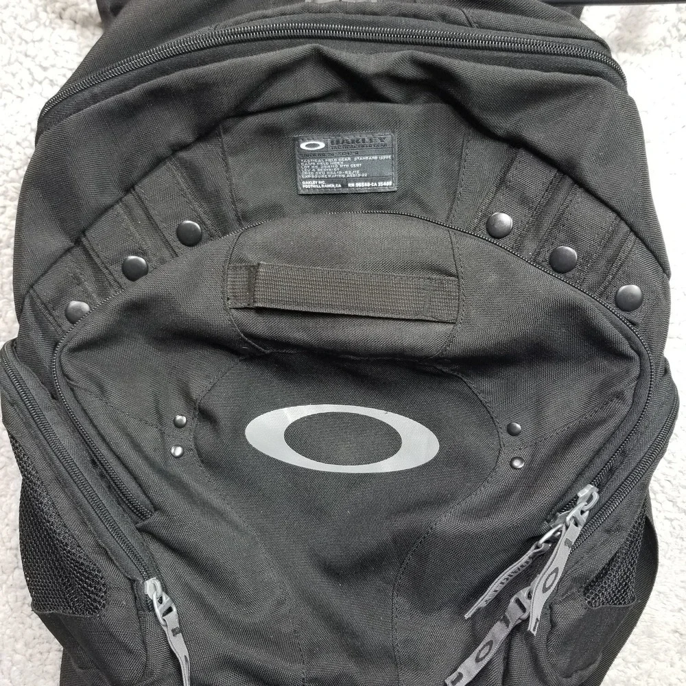 Y2K Oakley Backpack Black Tactical Field Gear Bag